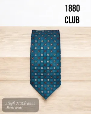 1880 Club Boys Teal Tie - B4069-26