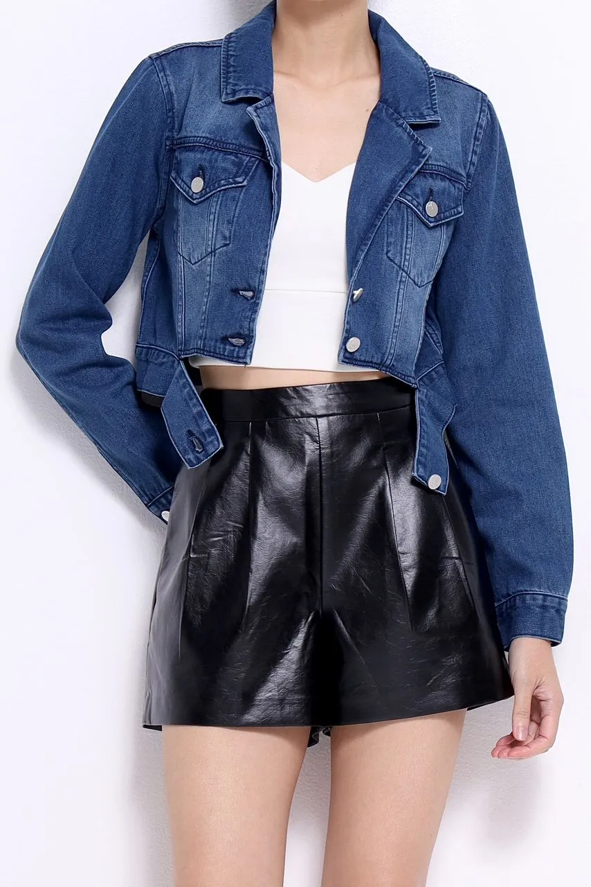 Alex Cropped Denim Jacket