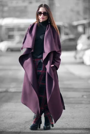 Autumn Women Purple Coat VICTORIA