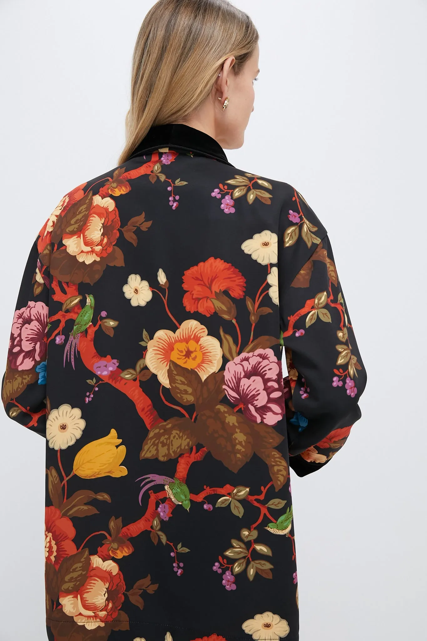 Baroque Floral Smoking Jacket