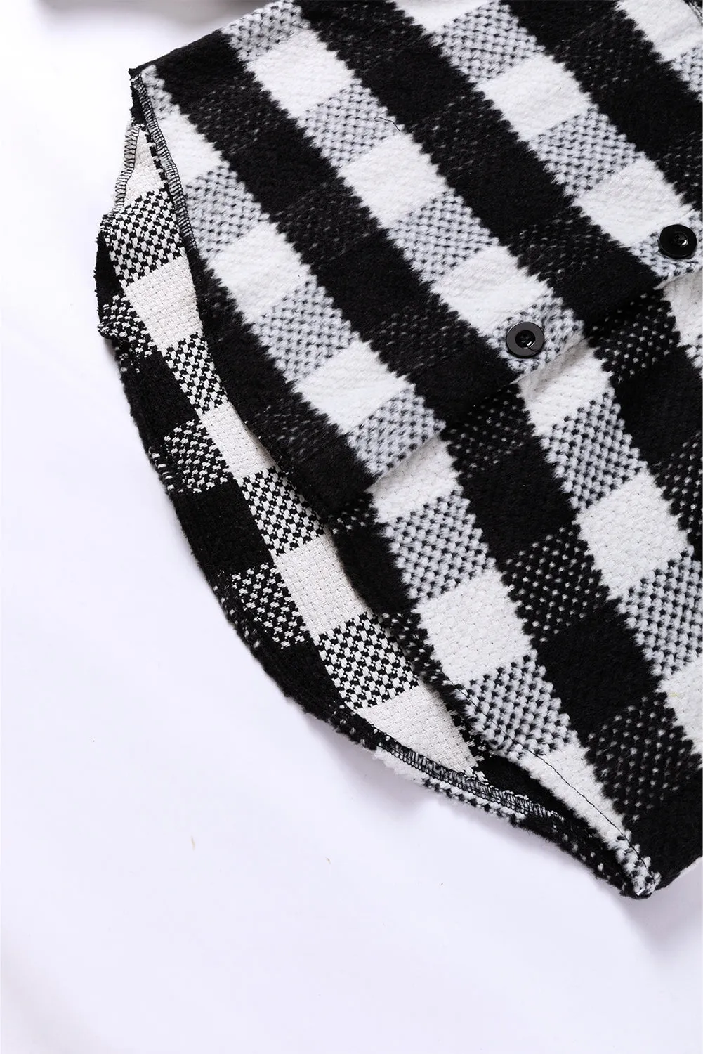 Black and White Buffalo Check Jacket