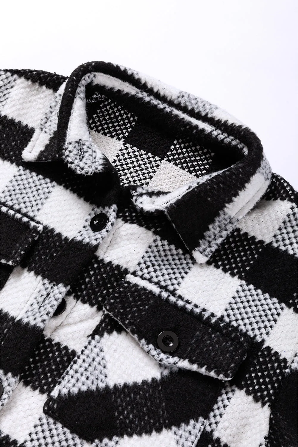 Black and White Buffalo Check Jacket