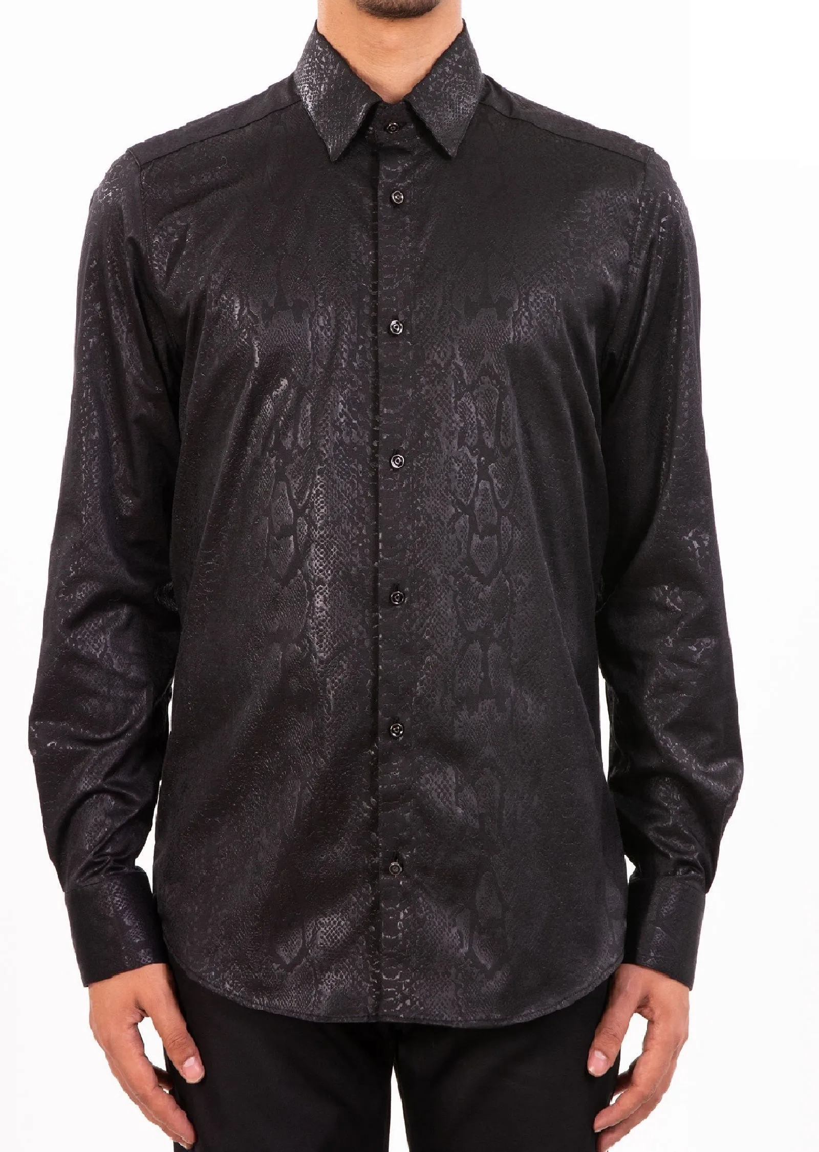 Black Snake Stretchy Shirt