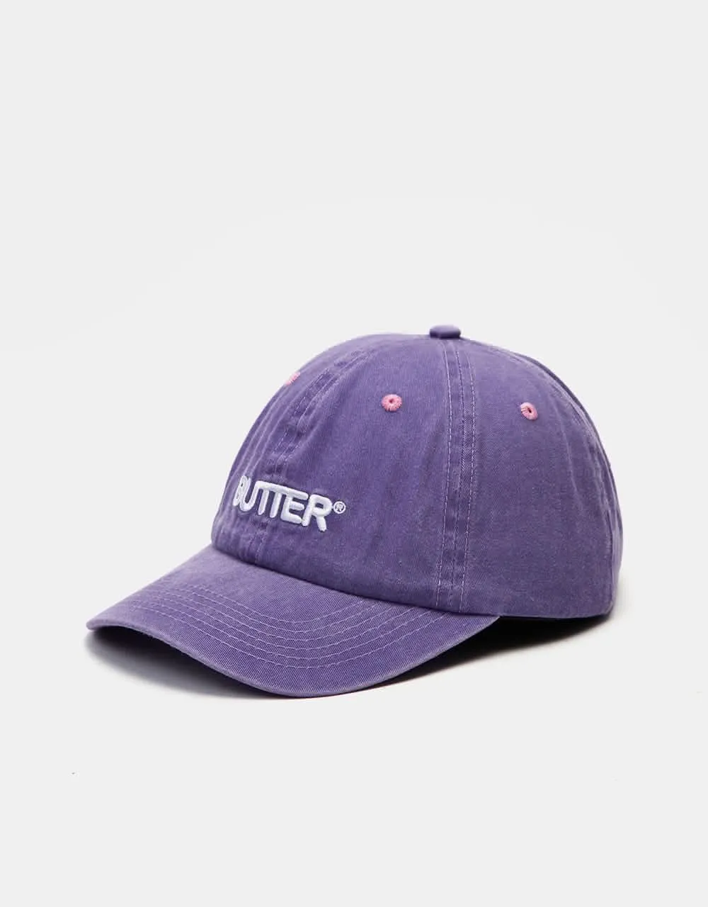 Butter Goods Rounded Logo 6 Panel Cap - Dusk