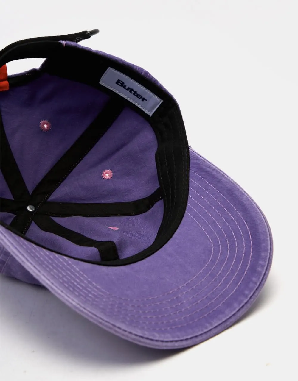 Butter Goods Rounded Logo 6 Panel Cap - Dusk