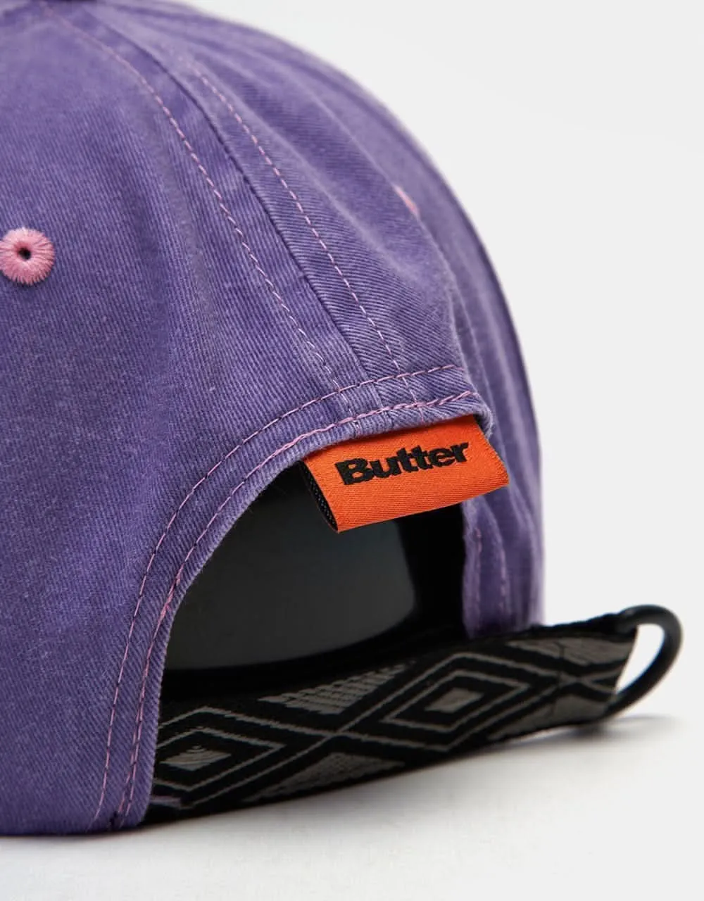 Butter Goods Rounded Logo 6 Panel Cap - Dusk