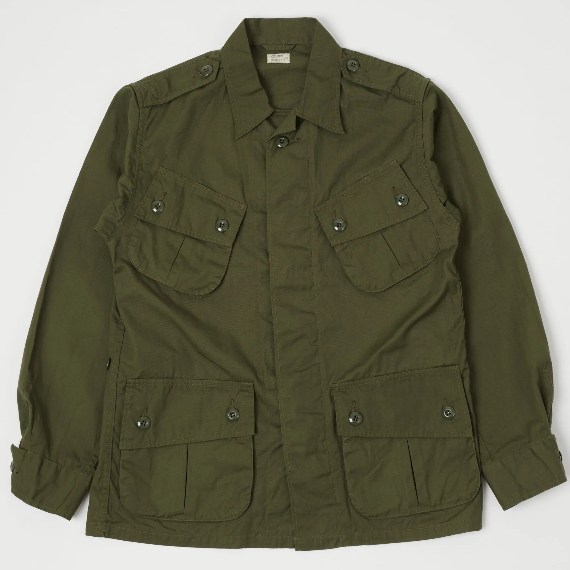 Buzz Rickson's BR12247 Tropical Combat Coat - Olive