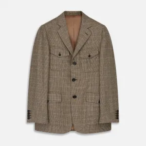 Byron Wool Check Travel Jacket