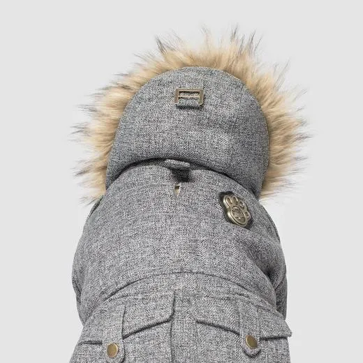 Canada Pooch Alaskan Army Parka - Salt & Pepper