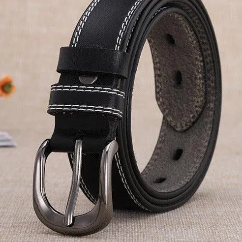 Ceinture en cuir pour femme, modèle April