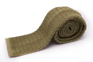 Chartreuse Green Silk Knit Tie