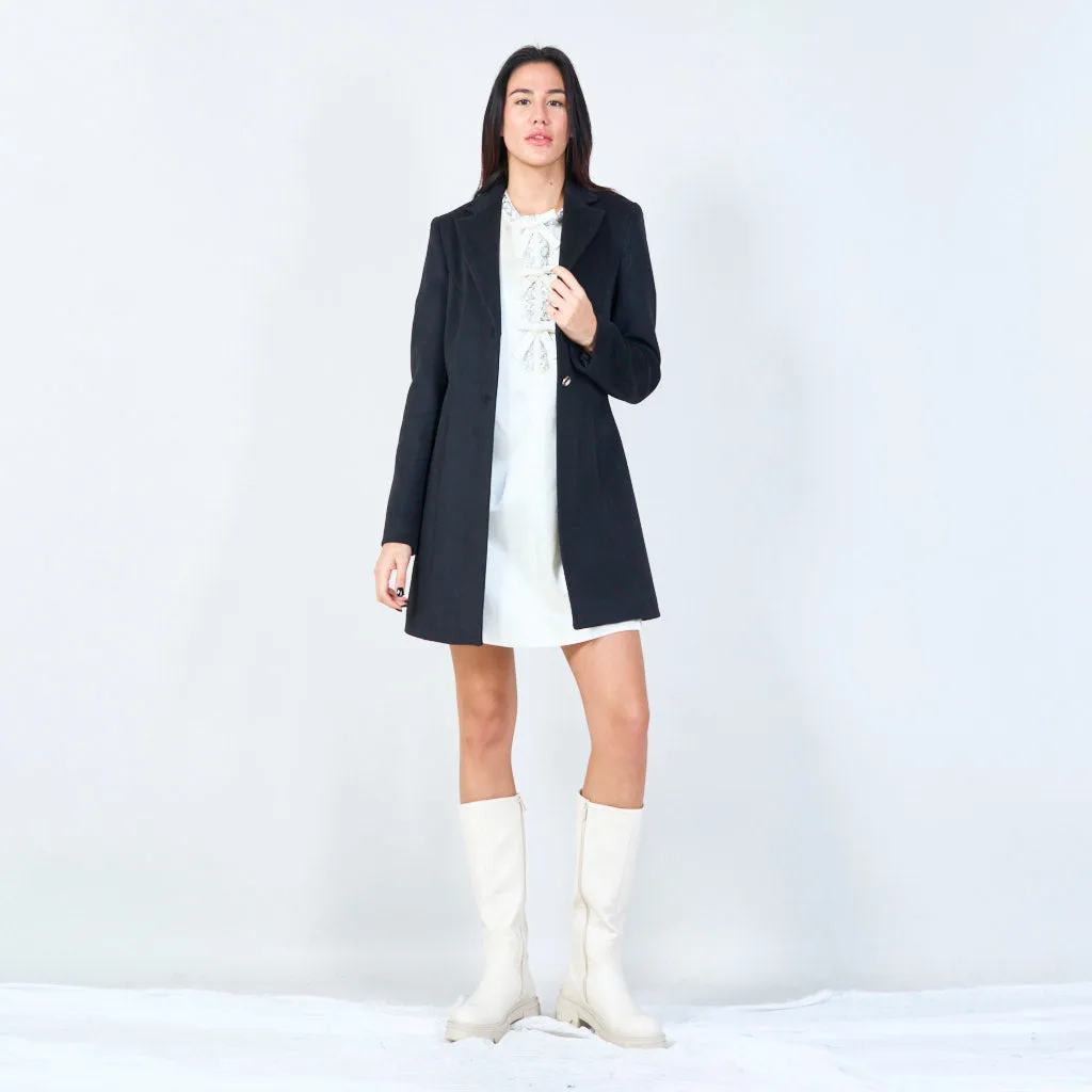 Classic tailored coat wholesale