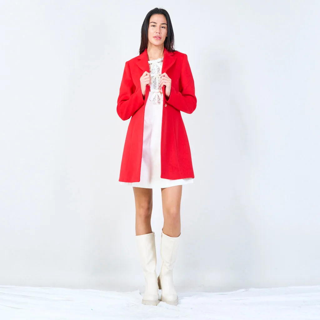 Classic tailored coat wholesale