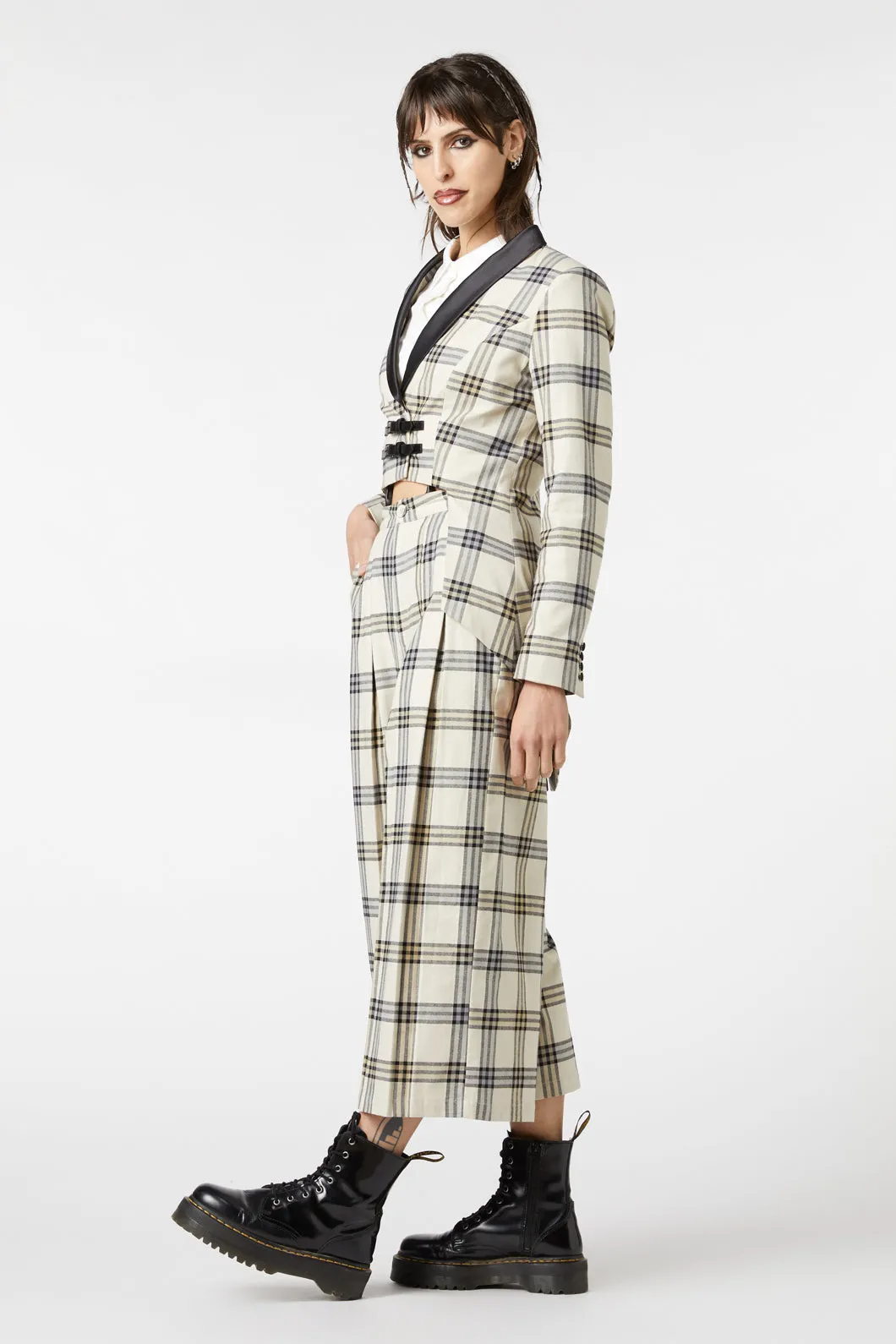 Crescent Tartan Tail Coat