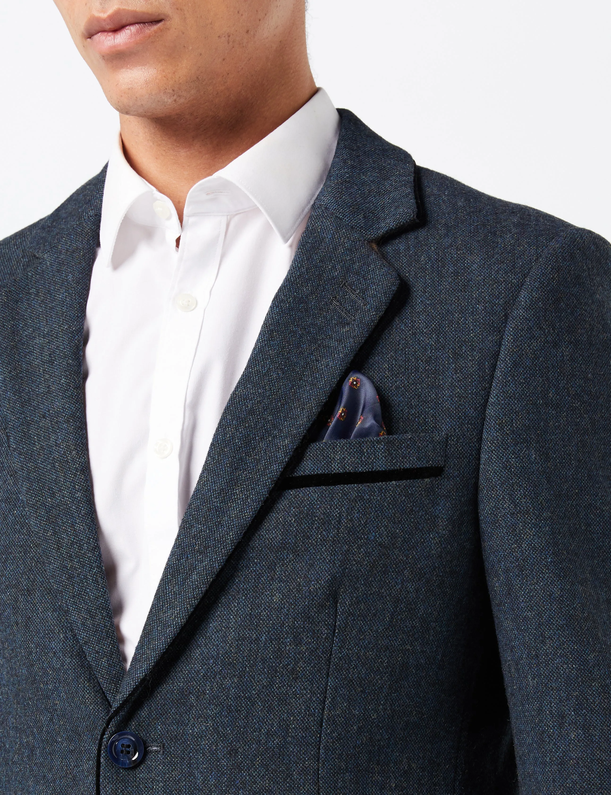 DANE - BLUE TWEED BLAZER