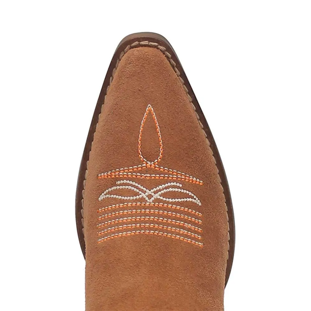 Dingo's Hot Sauce Camel Snip Toe Suede Leather Boots