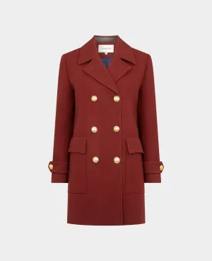 Double Breasted Wool Pea Coat