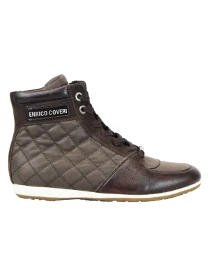 Enrico Coveri Brown Italian  Leather Boot