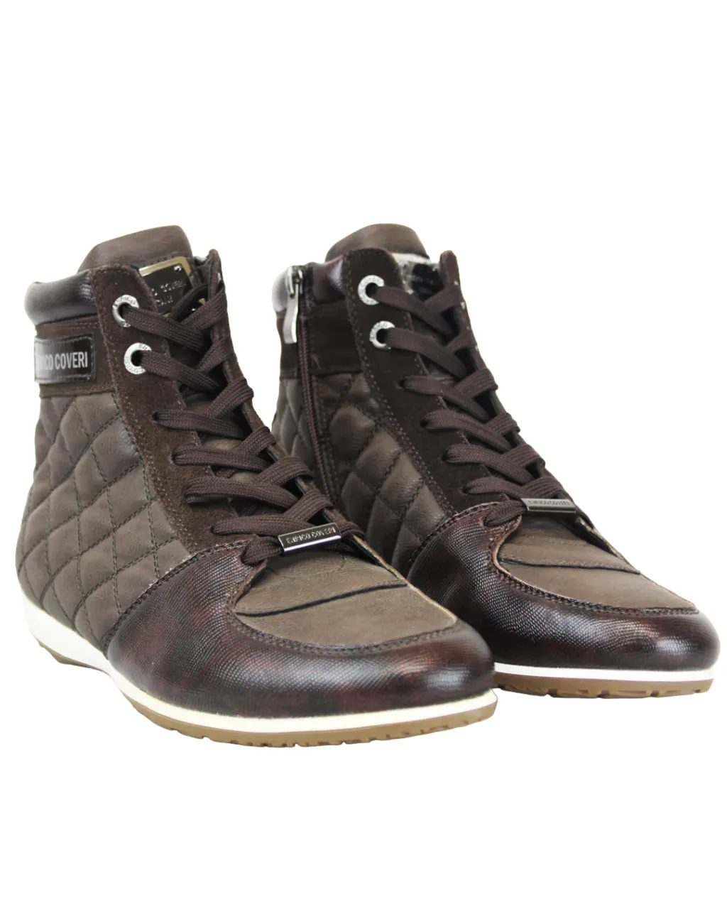 Enrico Coveri Brown Italian  Leather Boot