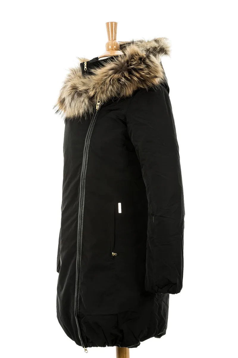 Eugene Parka with Fur Trim