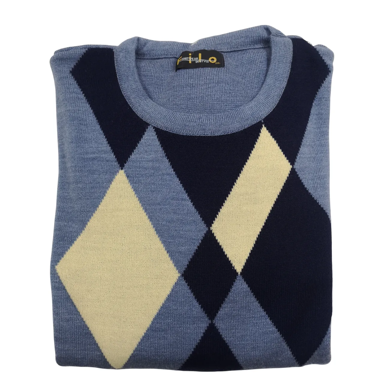 Filo Argyle Knitwear Jersey