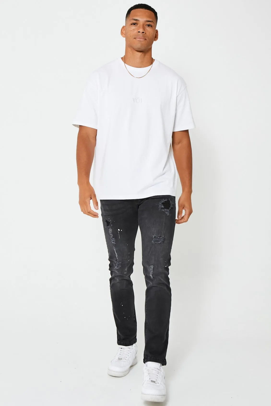 Hackray Antel Tapered Jean - Black