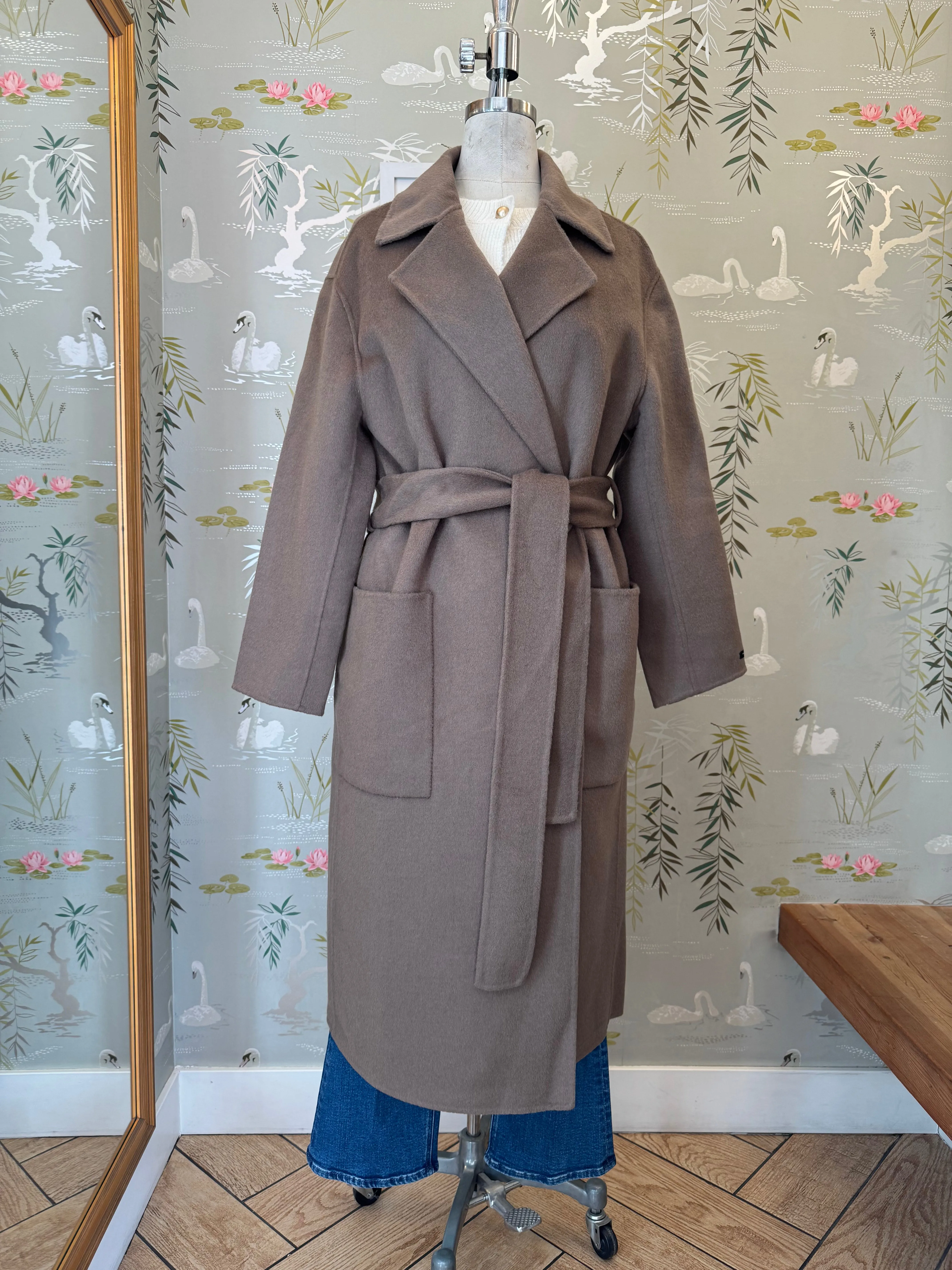 Harriet Mocha Wool Coat