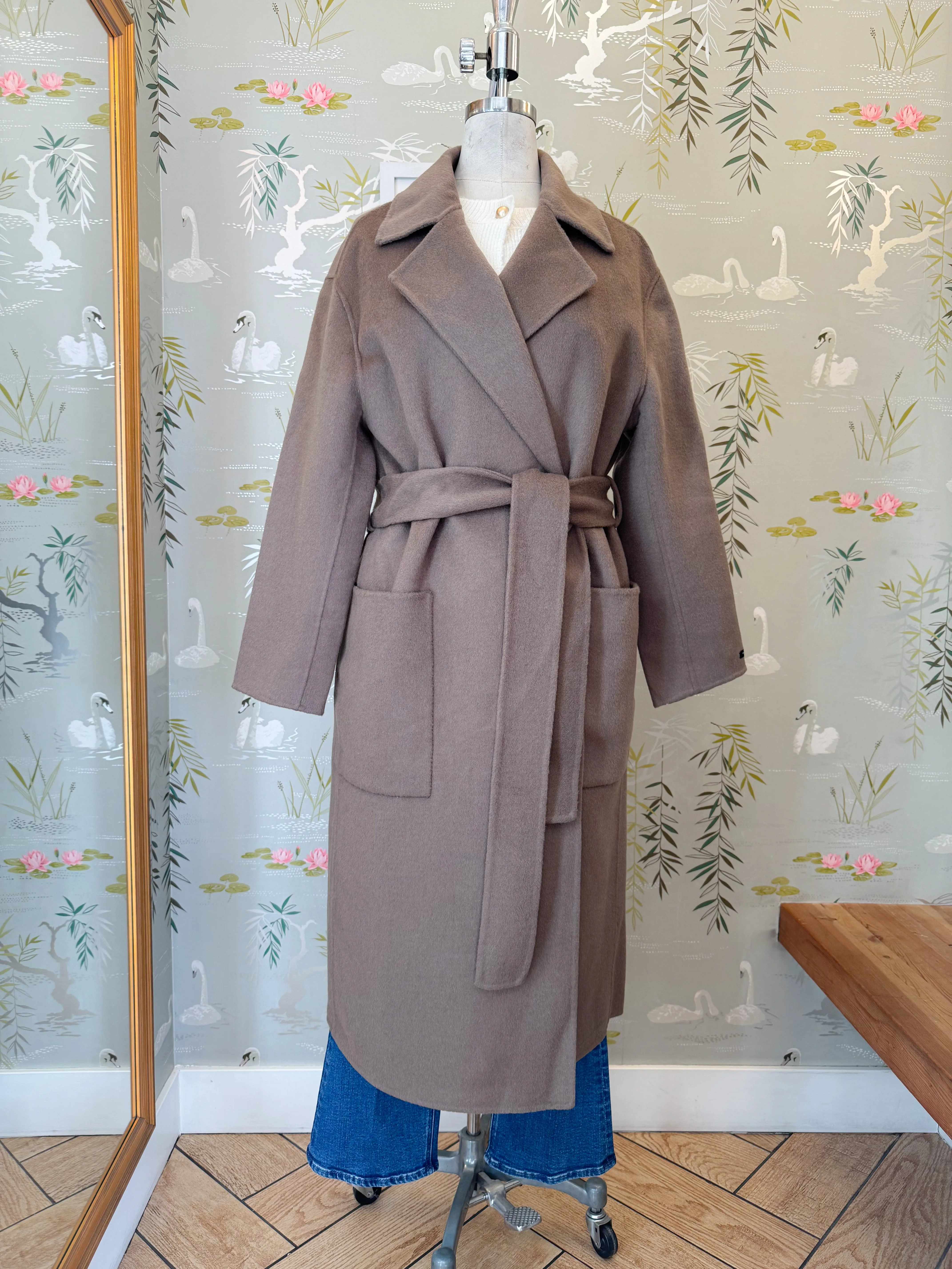 Harriet Mocha Wool Coat