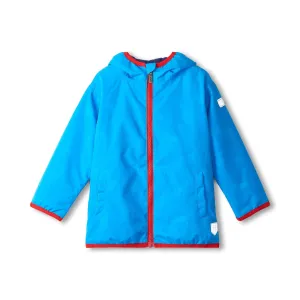 Hatley Blue Elks Colour Changing Lightweight Rain Jacket