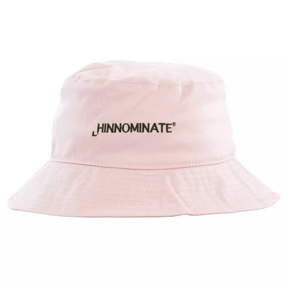 Hinnominate Chic Pink Embroidered Bucket Hat