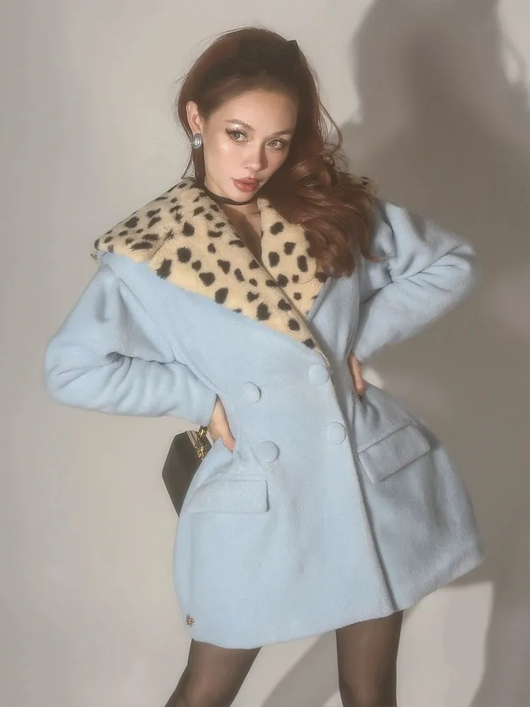 Le Palais Vintage Sweetheart Baby Blue coat - Mauni