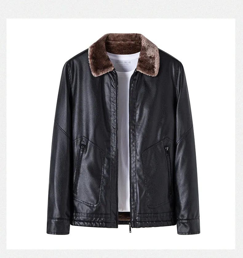 leather jacket for men classic leather jacket stylish jacket