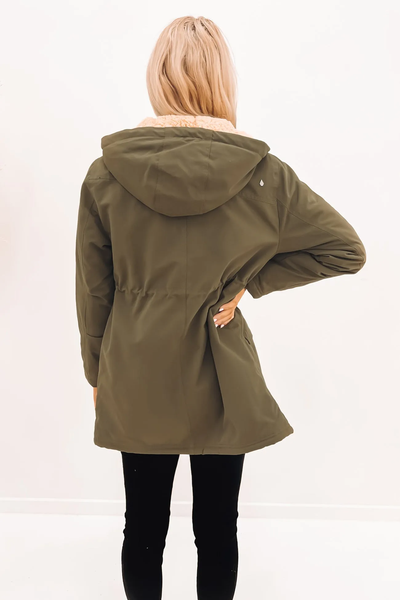 Less Is More 5K Parka Jacket Army Green Combo