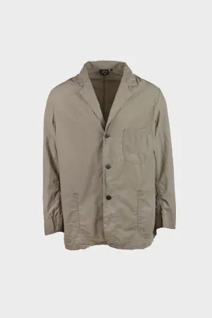 Light Simple Work Jacket - Greige