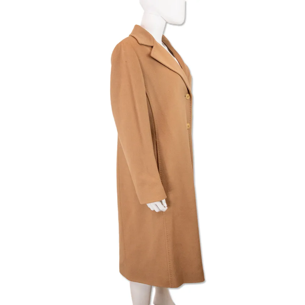 Loro Piana Brown Wool Overcoat