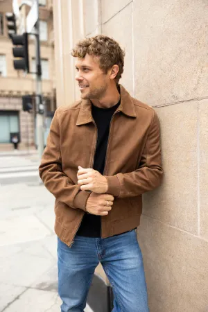 Men's Mauritius | Talton CF Leather Jacket | Whiskey