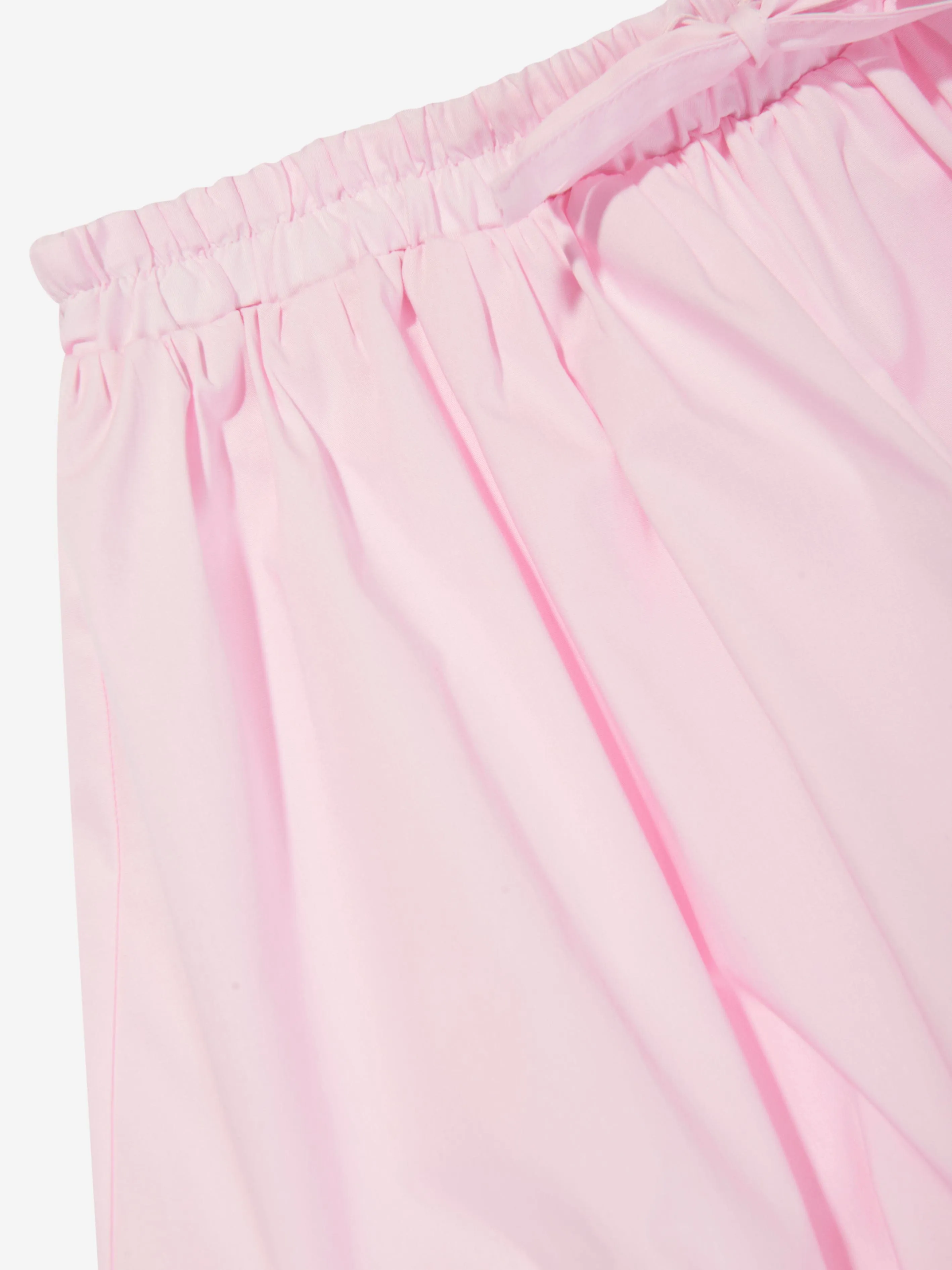 MSGM Girls Poplin Skirt in Pink