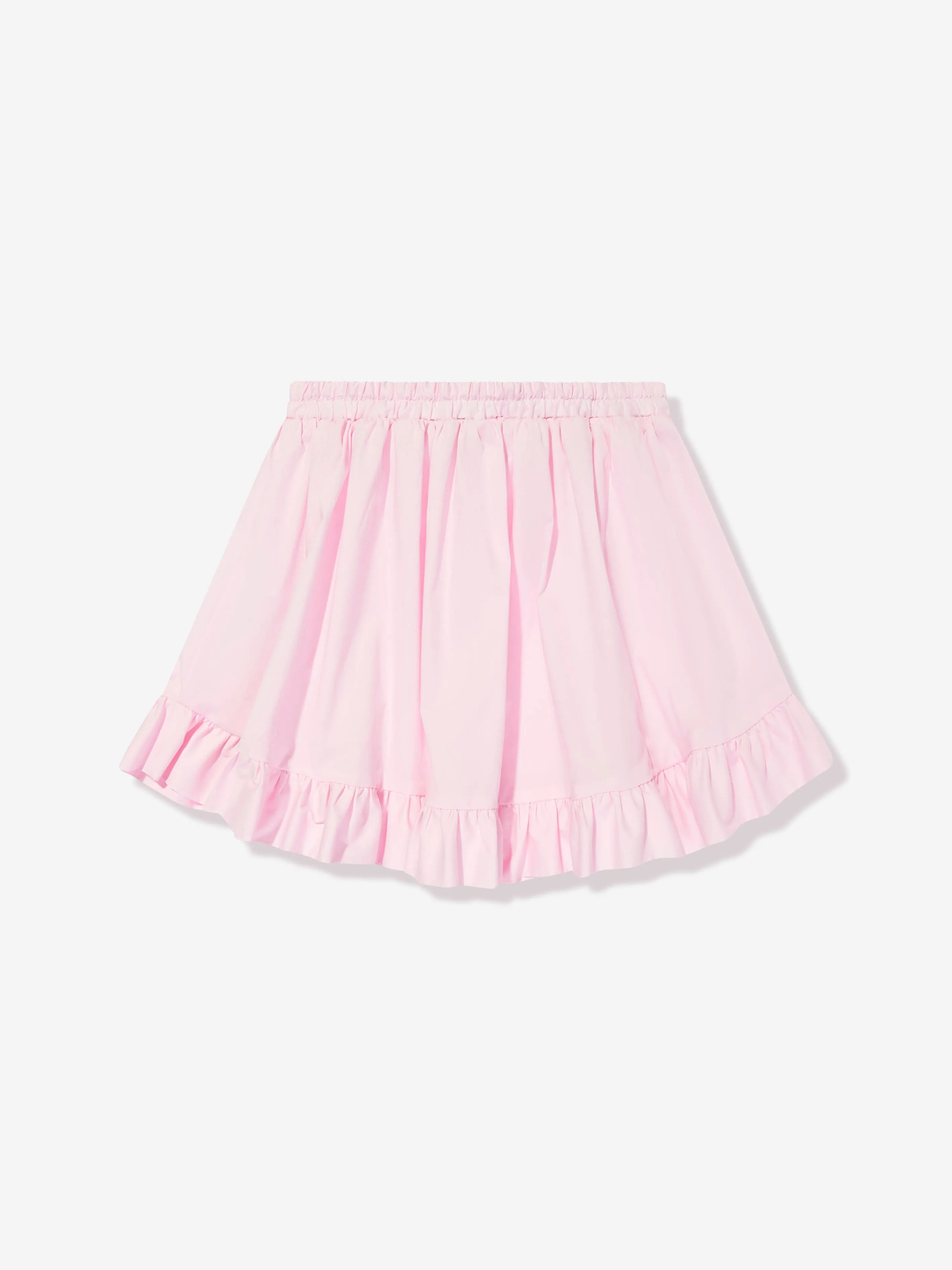 MSGM Girls Poplin Skirt in Pink