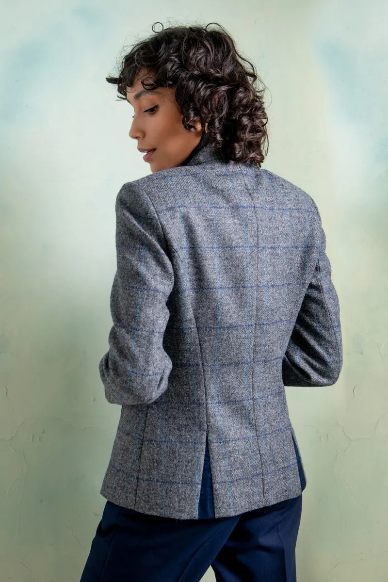 Nicole Tweed Jacket - Grey Check