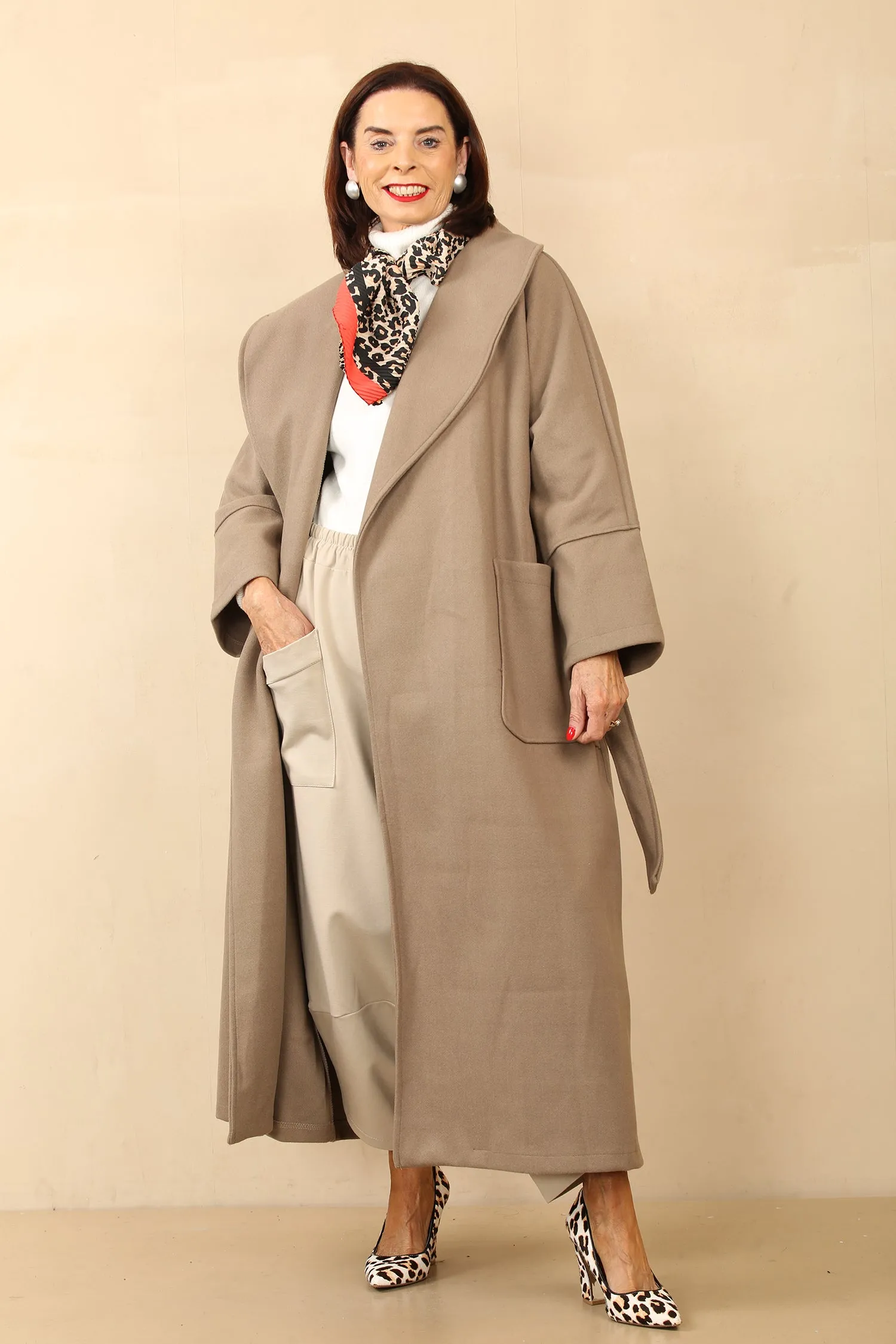 NOELLE COAT - CAMEL