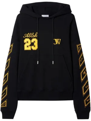 OFF-WHITE - 23 Skate Hoodie Black