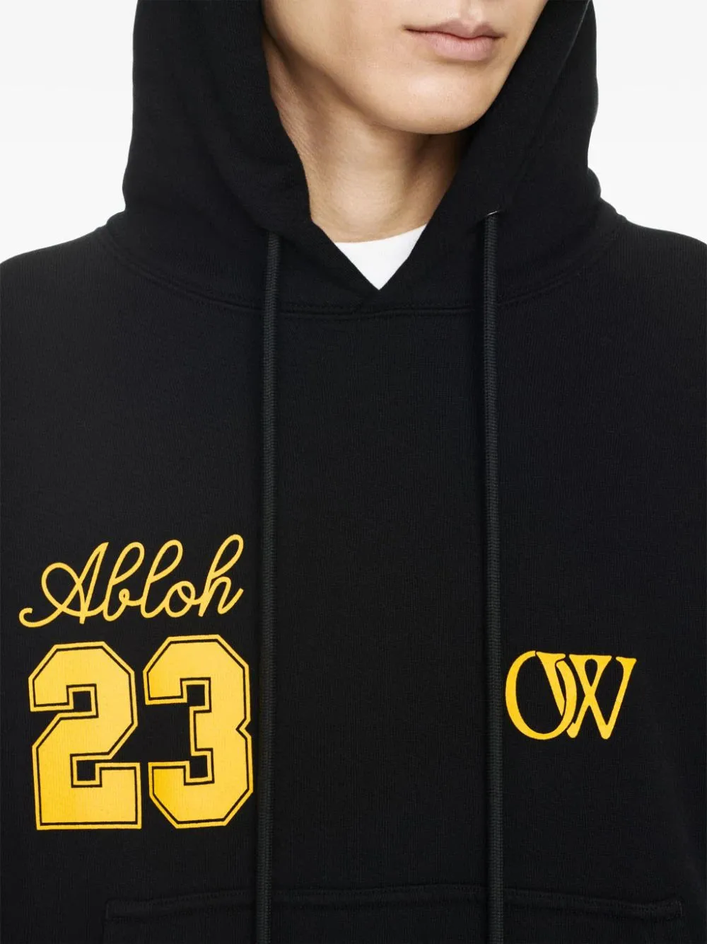 OFF-WHITE - 23 Skate Hoodie Black