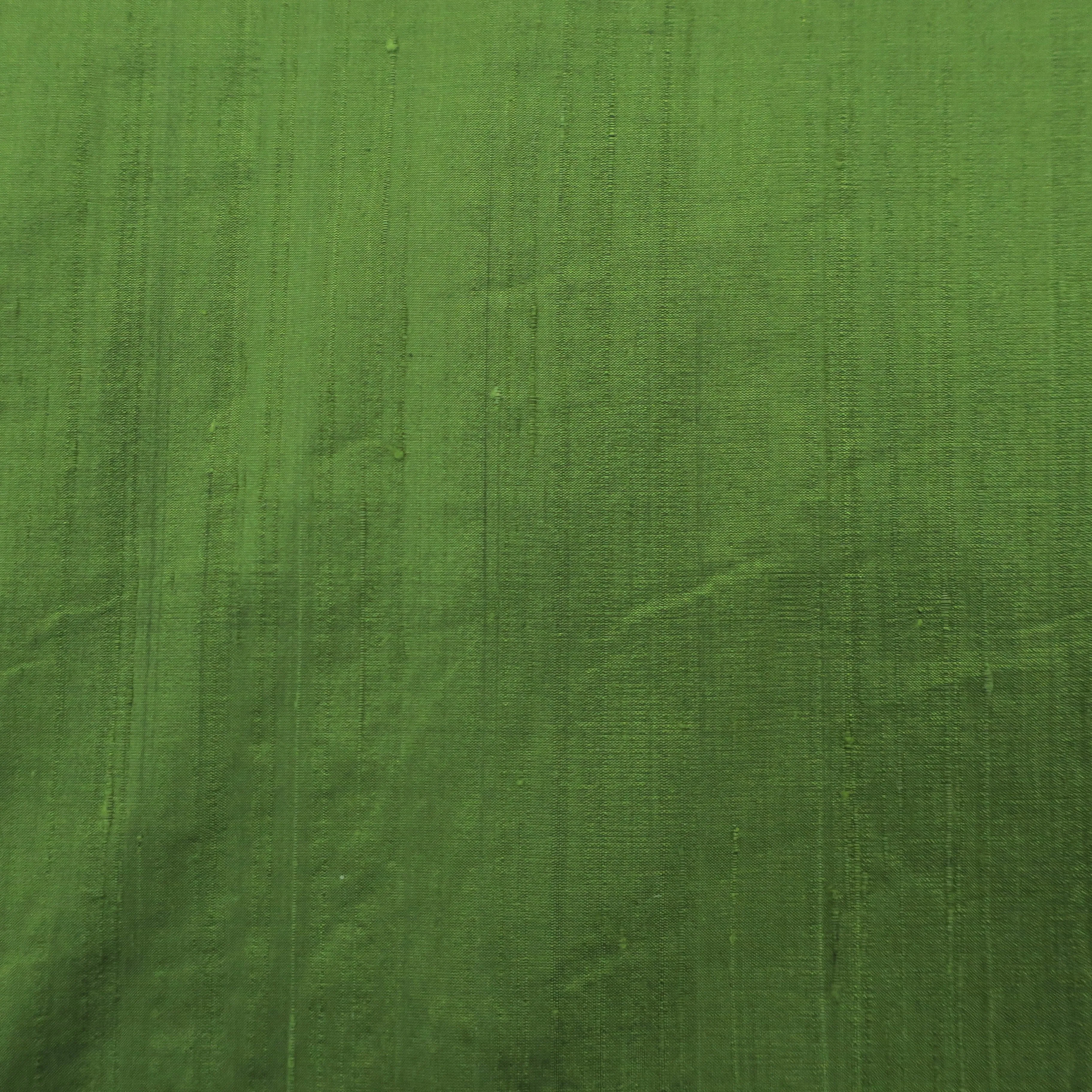 Olive Green Dupioni/Shantung Raw Silk