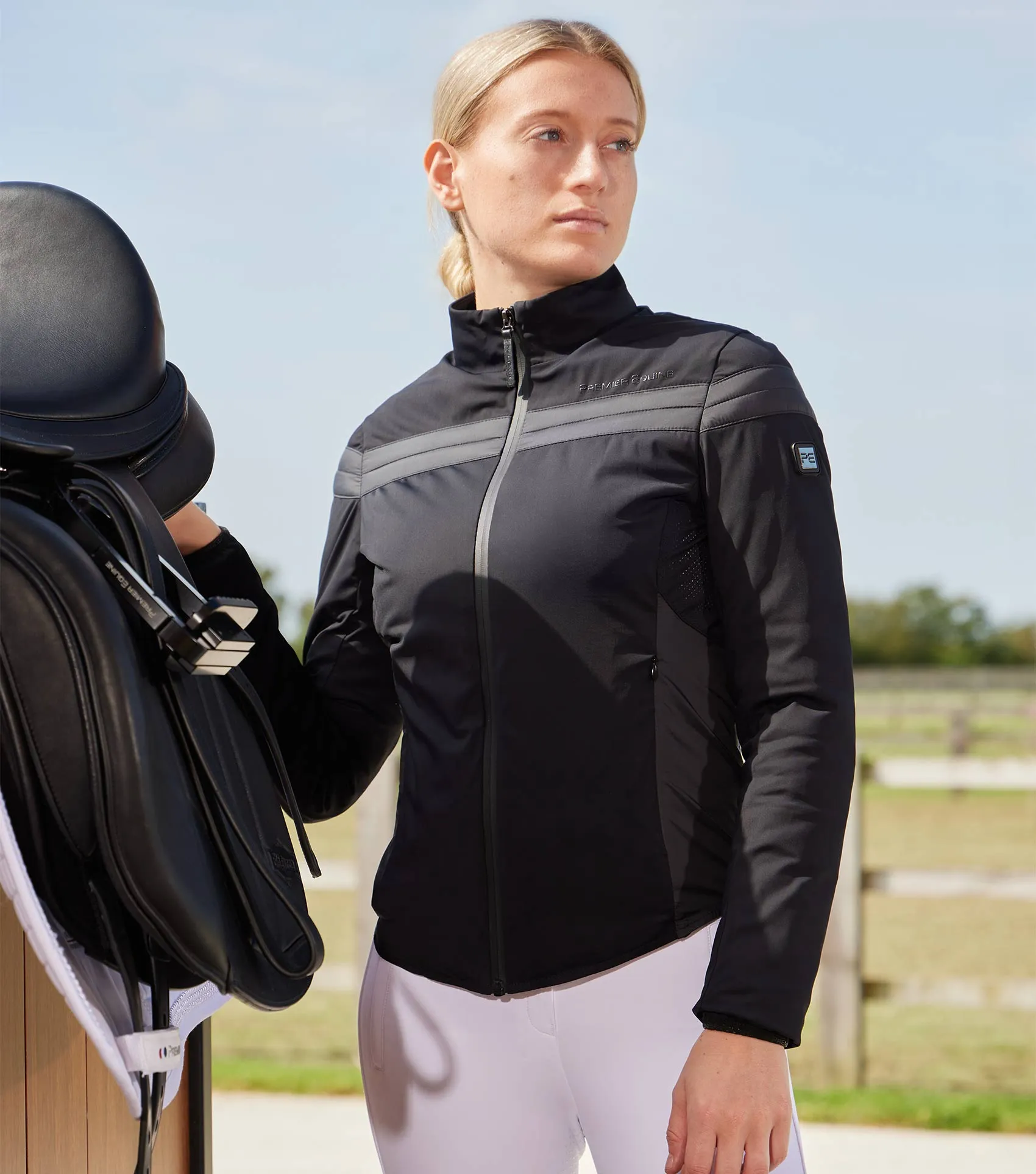 Premier Equine Vivace Ladies Training Jacket Jet Black