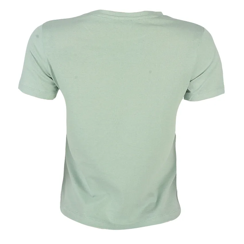 REDTAG Green Crewneck T-Shirt