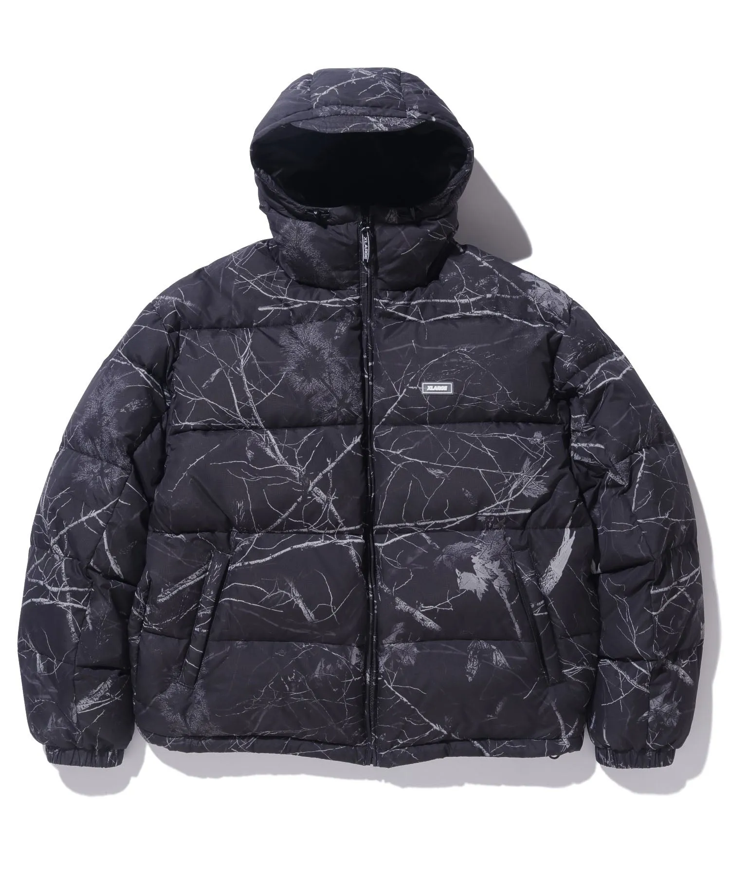 RIPSTOP HOODED DOWN JACKET