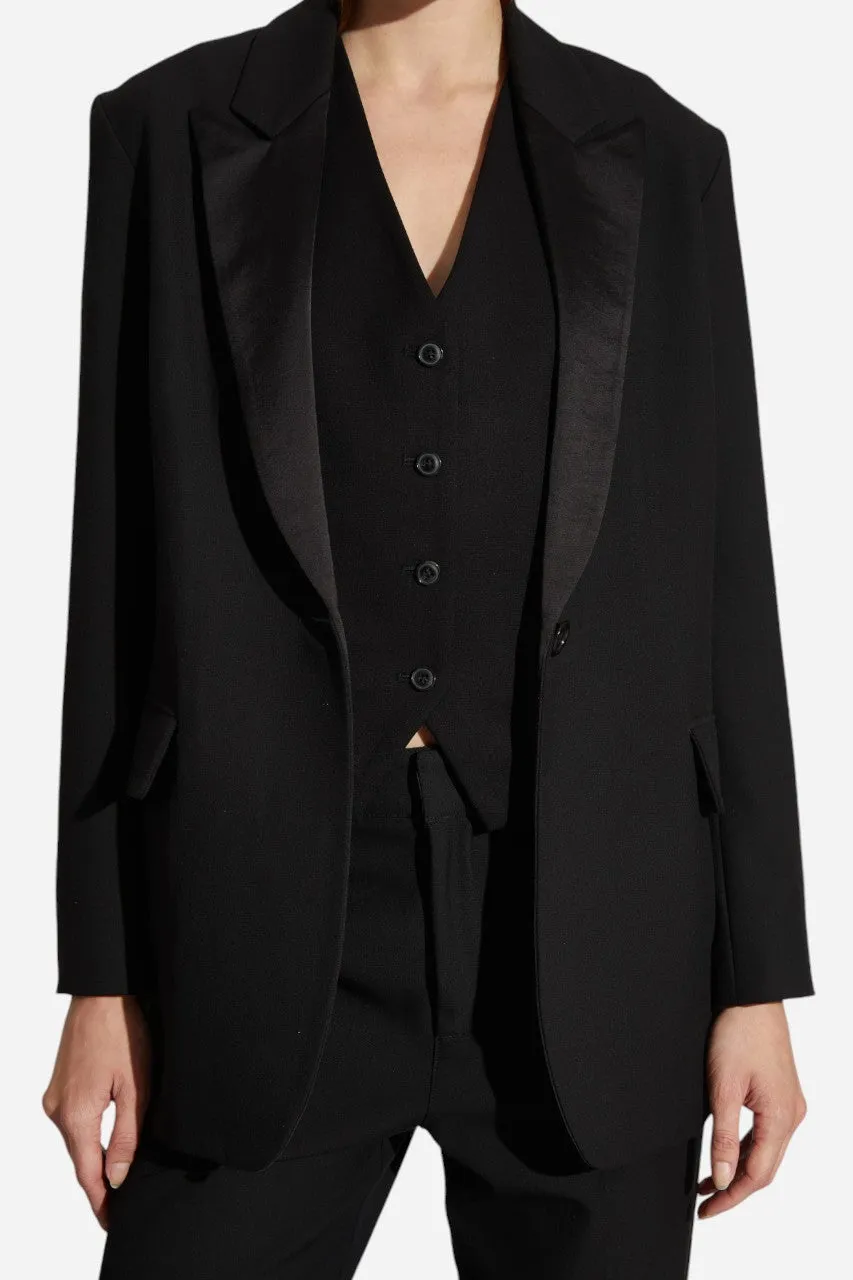 Saint Art Dylan Tuxedo Jacket Black