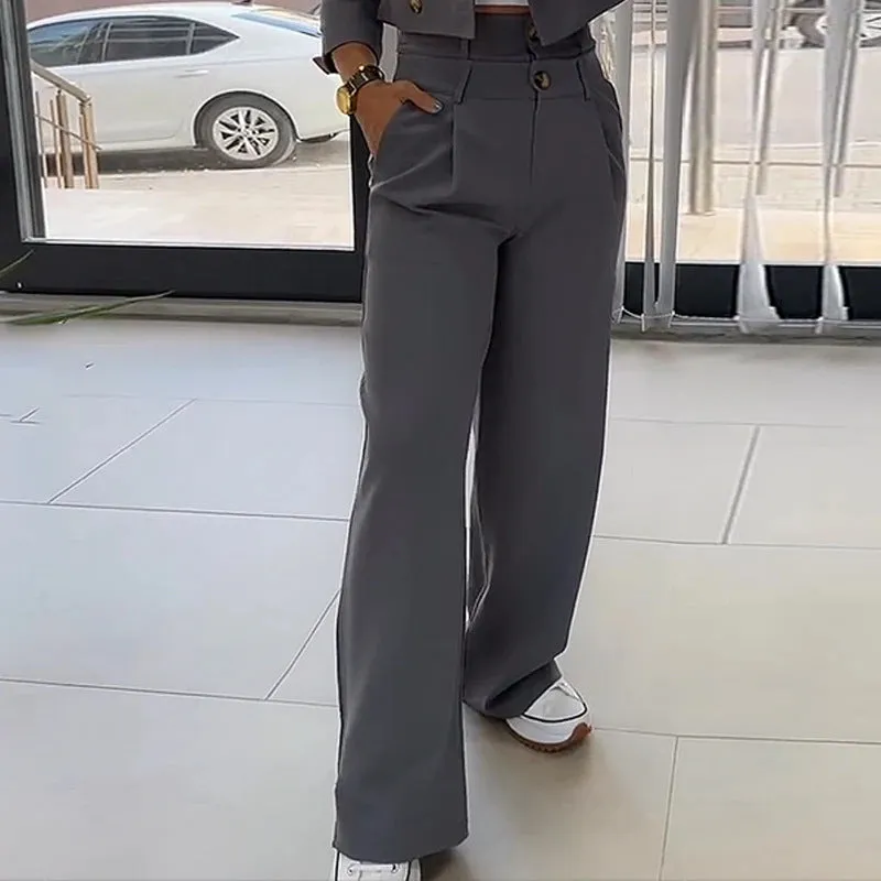 Short Jacket Casual Suit Pant