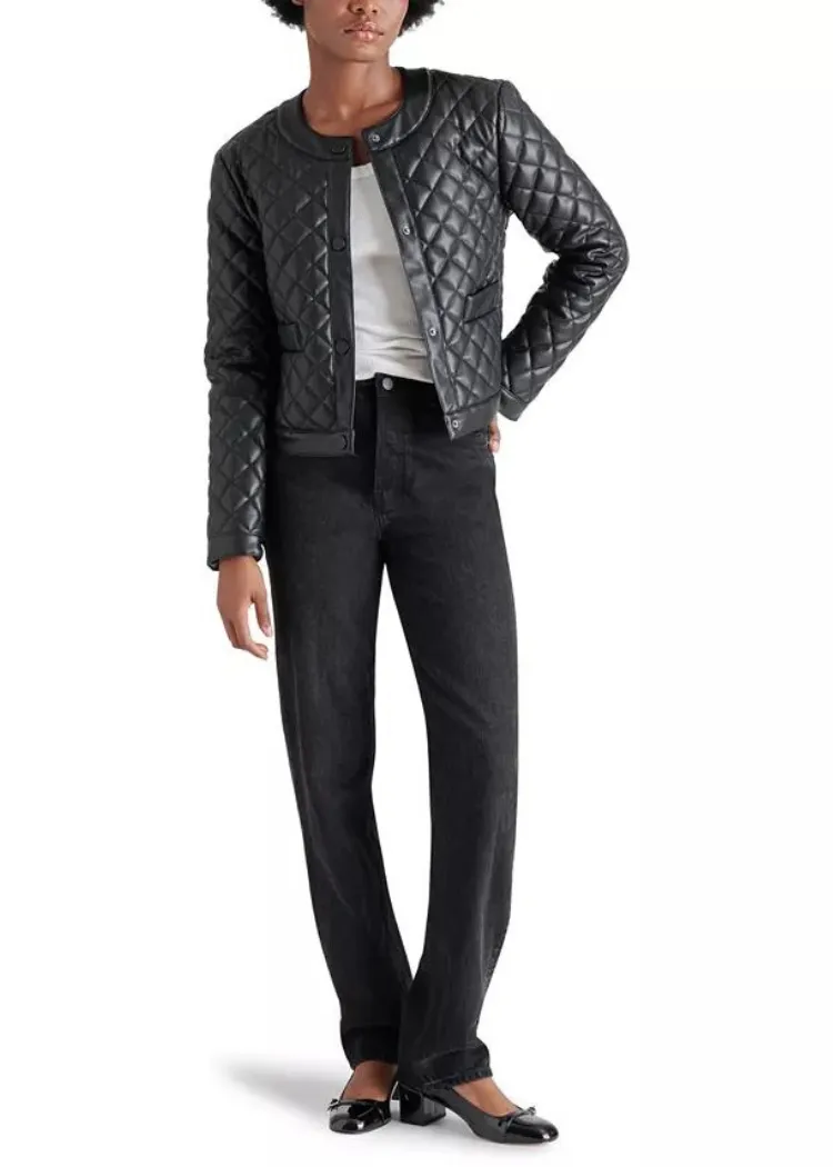 Steve Madden Martine Jacket- Black