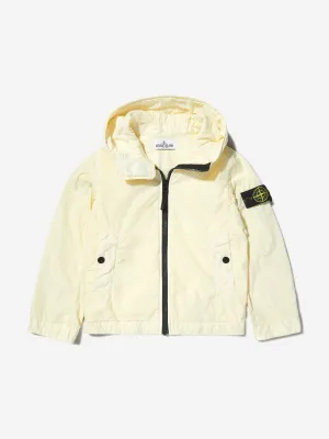 Stone Island Junior Boys Showerproof Hooded Zip Up Jacket